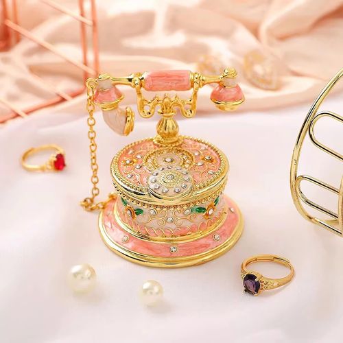 Vintage Telephone Jewelry Box
