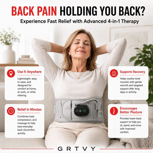 Inflatable Heating Waist Pad