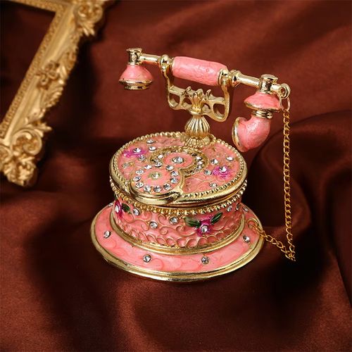 Vintage Telephone Jewelry Box
