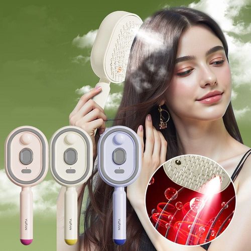 Multifunctional Red Light Spray Massage Comb