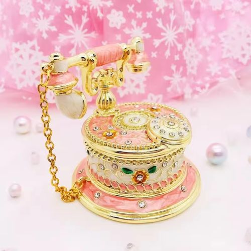 Vintage Telephone Jewelry Box