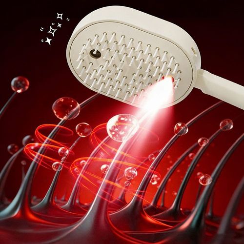 Multifunctional Red Light Spray Massage Comb