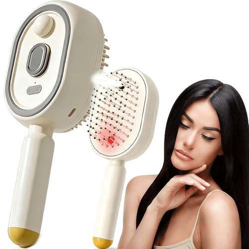 Multifunctional Red Light Spray Massage Comb