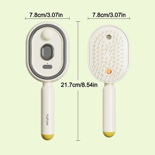 Multifunctional Red Light Spray Massage Comb