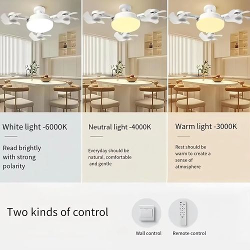 Remote Controlled Ceiling Fan Lamp