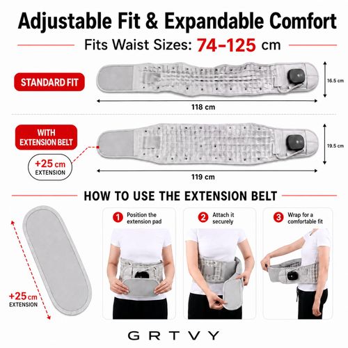 Inflatable Heating Waist Pad