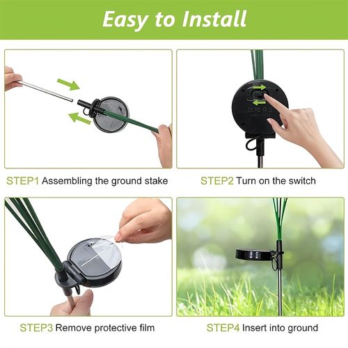 LED Solar Reed Garden Lights