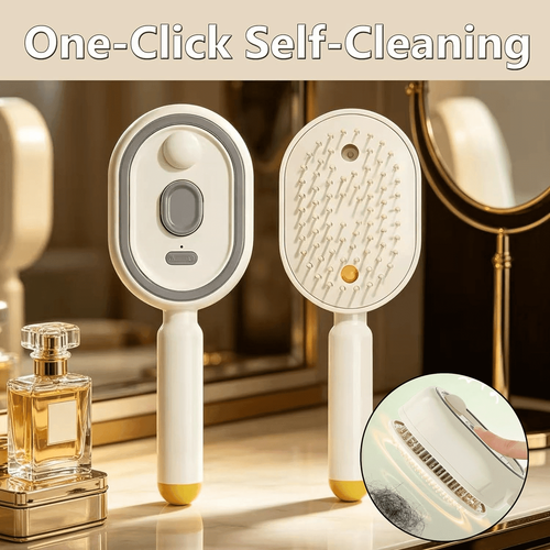 Multifunctional Red Light Spray Massage Comb