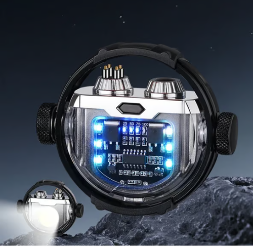 🔥 New Personalized Mecha Fashion Men's Metal Pulse Windproof Lighter