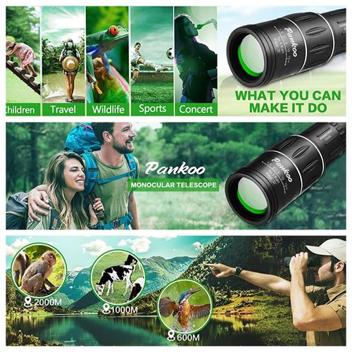 🔥👁️🔭Portable high magnification monocular telescope🌄🌳🦅 🎣