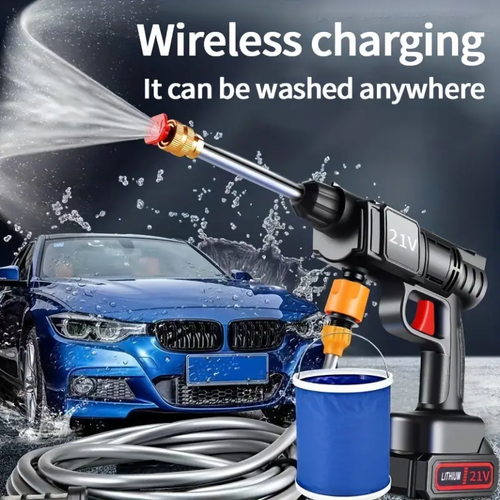 Car Washing Machine Water Spray Gun Car Wash Wireless Lithium Battery Portable High Pressure Car Washer