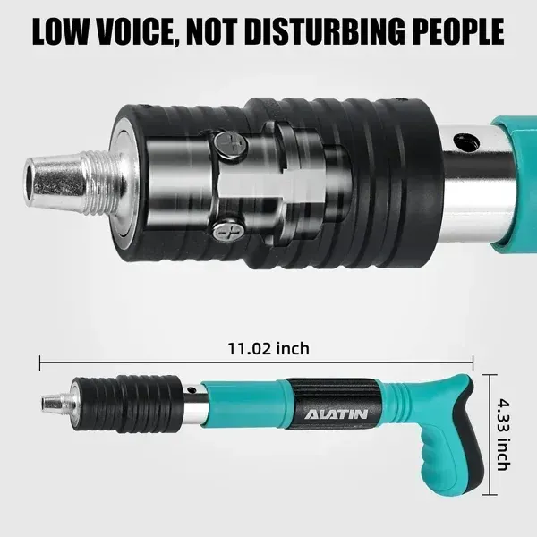 Cement wall nails wall fastening steel nail gun concrete nail gun mini portable steel nail gun + 100 disc nails