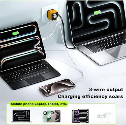✨3 in 1📲  Charger Retractable 80W MAX Fast👉