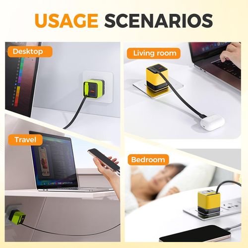✨3 in 1📲  Charger Retractable 80W MAX Fast👉