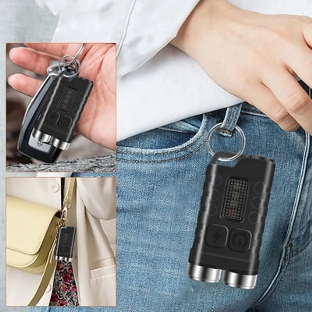 👍🏆Desconto de 50% por tempo limitado✨Magnetic Mini Keychain Flashlight🎉👇