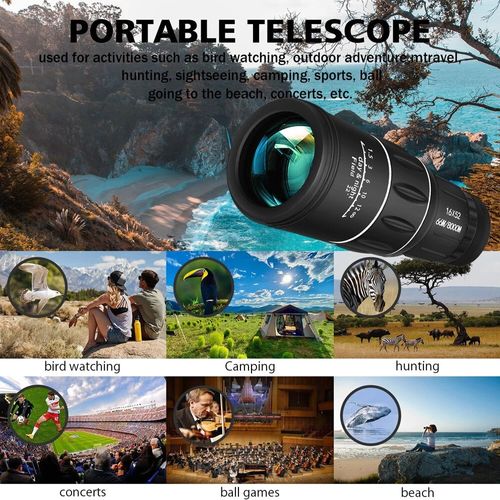 🔥👁️🔭Portable high magnification monocular telescope🌄🌳🦅 🎣