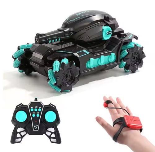 ABS 2.4G water bomb tank car light music toy tank toy remote control drift rc car