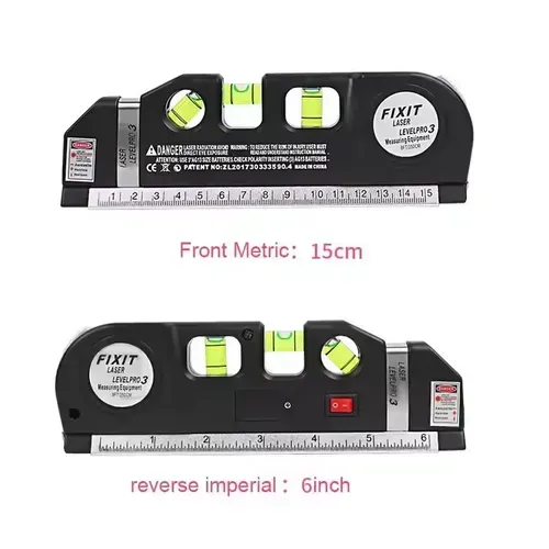 Multifunctional 4-in-1 infrared laser level 2.5m tape measure electronic laser level