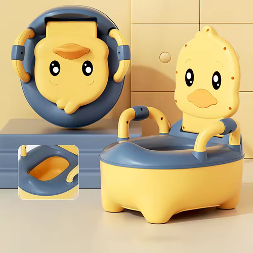 New Design Cute Baby Toilet Baby Potty Toilet Trainer Duck Shape Potty Training Toilet For Kids Portable