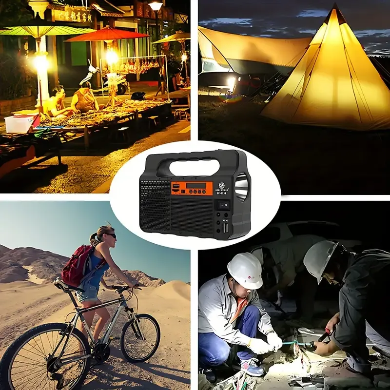 Versatile Solar Outdoor System - Light Up Your Adventures!