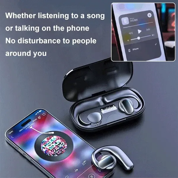 TWS Wireless Bone Conduction Digital Bluetooth Earbuds🚀Limited time 50% off 🚀Ghana Cash on Delivery