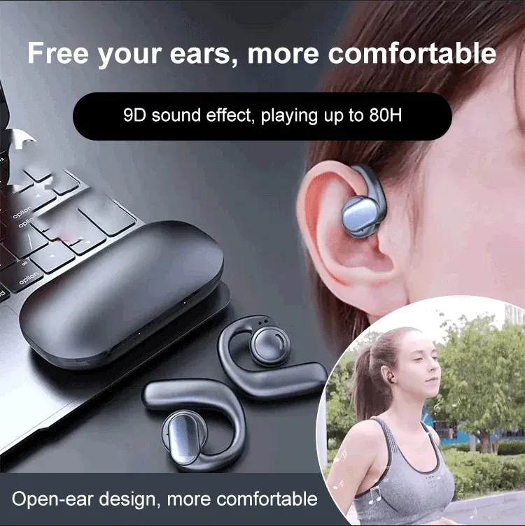 TWS Wireless Bone Conduction Digital Bluetooth Earbuds🚀Limited time 50% off 🚀Ghana Cash on Delivery