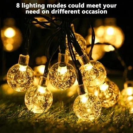 🎄Christmas Sale🔥Waterproof Solar Powered LED Outdoor String Lights