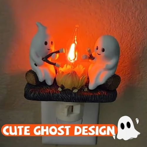 🔥Buy More Save More-🎃Ghost Campfire Nightlight 👻