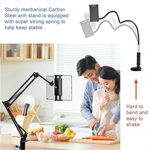 🔥💥Foldable Lazy Tablet and Phone Stand - Portable, Adjustable, Hands-Free!