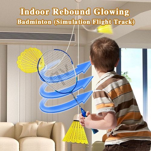 🔥BIG SALE 49% OFF🔥🔥Luminous Badminton Single Training Device