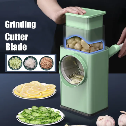 3 In 1 Multifunction Vegetable Slicer Manual Kitchen Cookware Grater Vegetable Chopper Cutter Potato Garlic Shredder