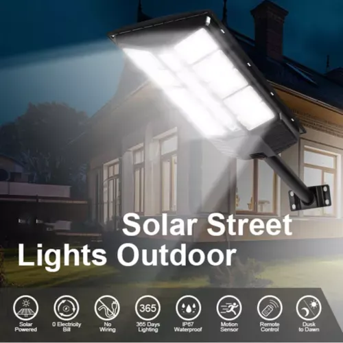 400W Solar Street Light Floodlight LED Area Dusk to Dawn Wall Light（006）