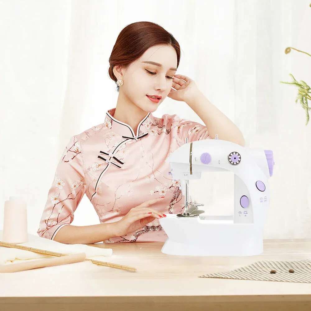 🔥💯🏹 Household Small Mini Sewing Machine Household Mini Electric Desktop Multi-Function Automatic Sewing Machine.💫😎👉