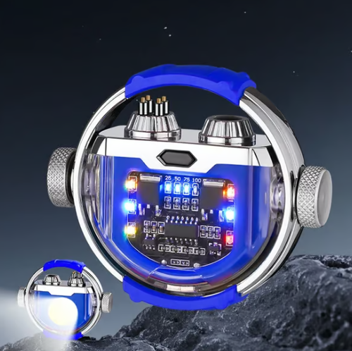 🔥 New Personalized Mecha Fashion Men's Metal Pulse Windproof Lighter