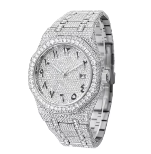 💕Diamond Iced Out Watch Automatic💎