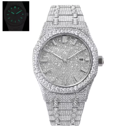 💕Diamond Iced Out Watch Automatic💎