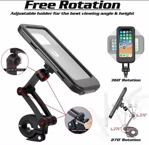 🔥🔥360 Rotation Motorcycle Handlebar Waterproof 🔥🔥