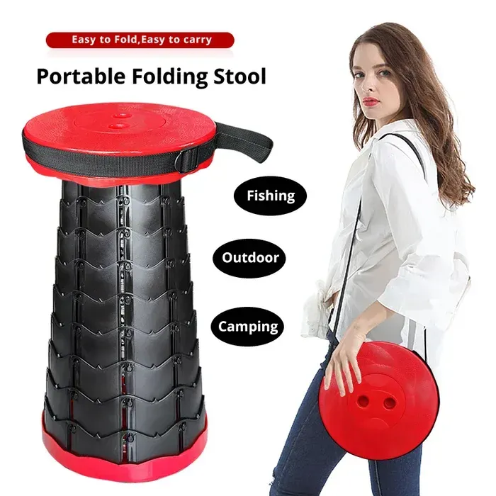 retractable folding seat