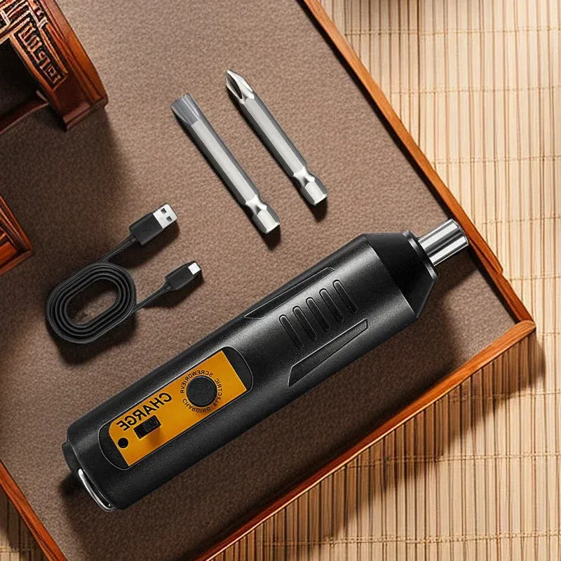 Household portable electric screwdriver set