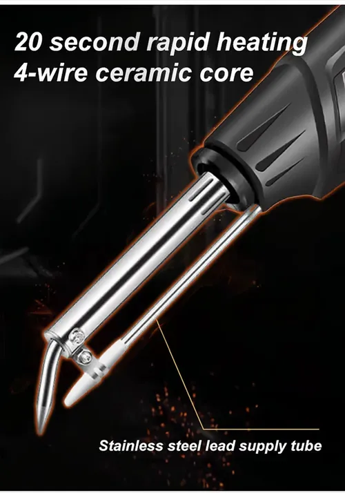 🔥High Quality 220V 60W Electric Iron Gun Automatic Feeding Electric Iron Gun Set.