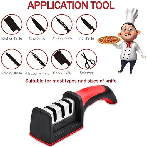 🎁Promotional 4-level knife sharpener, durable and wear-resistant🎁