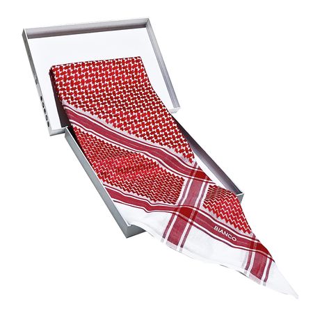 Shemagh BIANCO Red A38