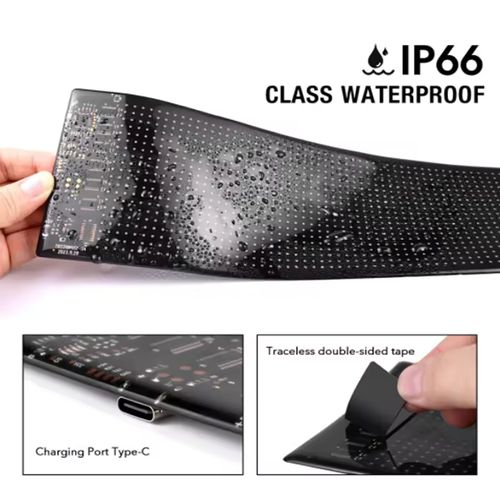 LED Truck Flexible Screen – Smart Vehicle-Mounted Emoji, Full-Color, Bluetooth & APP-Controlled