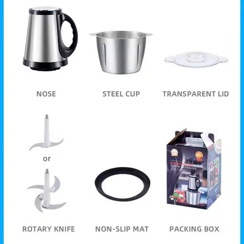 5L Jumbo Capacity, 3-Speed Power Control Meat Grinder