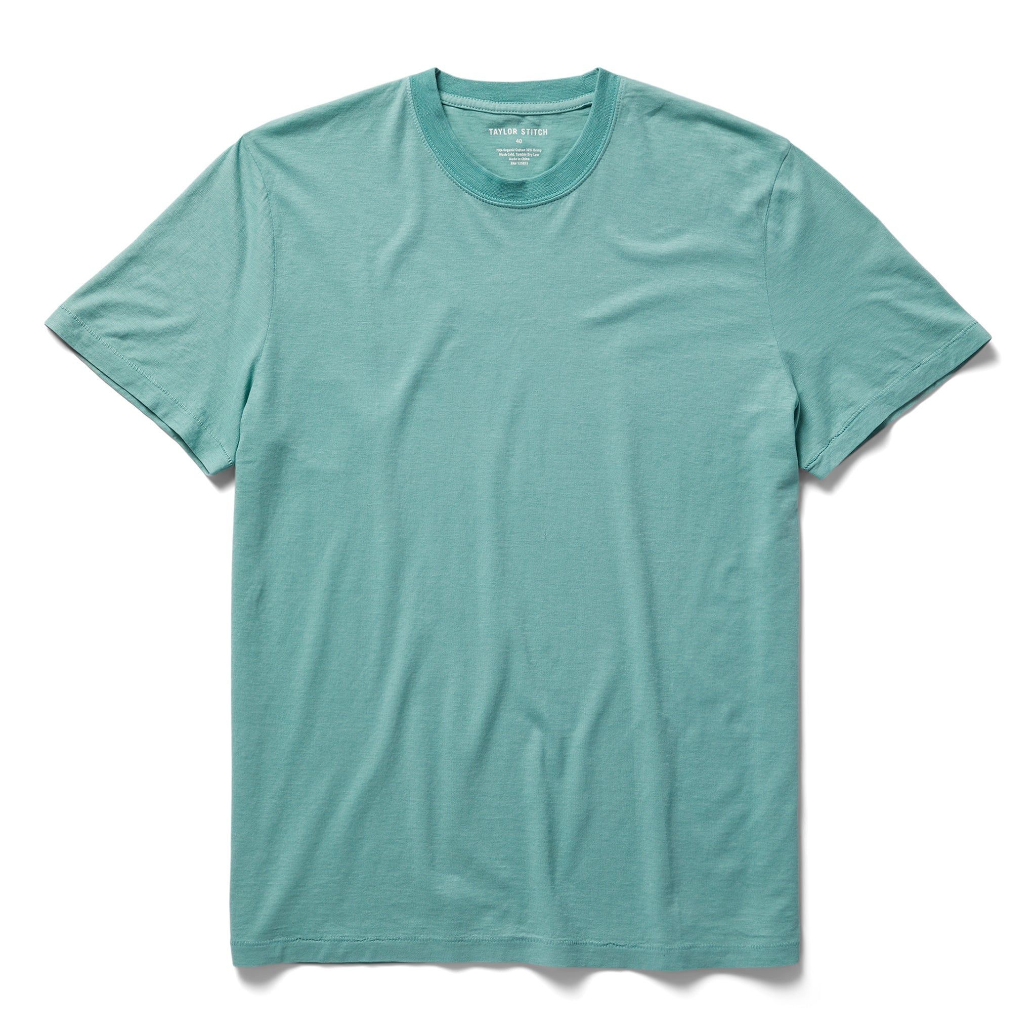 Wwusw Cotton Hemp Tee in Teal