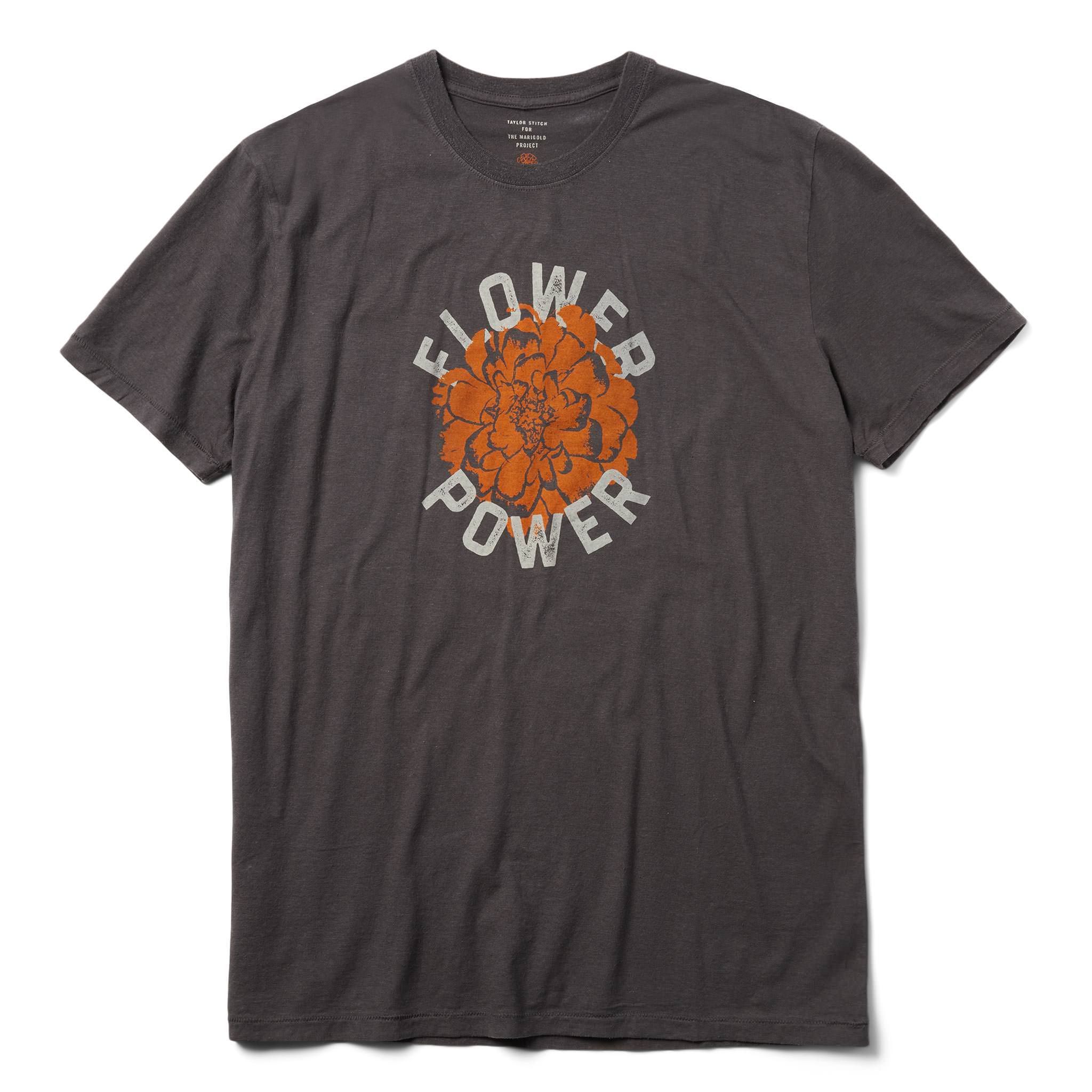 Wwusw Cotton Hemp Tee in Flower Power