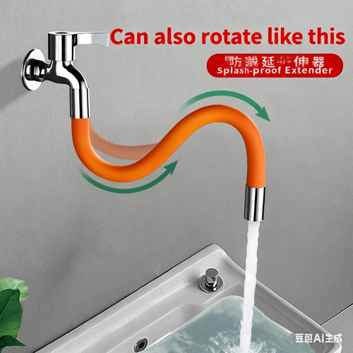 360 Rotation Bending Kitchen Faucet Extension Hose Faucet Extender Price dropped