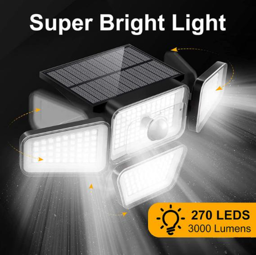 Solar Wall Light Outdoor Waterproof Motion Sensor Light