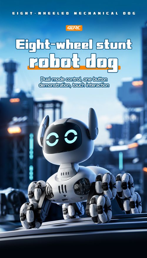 Eight-wheel stuntrobot dog