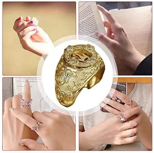 Luxury Men's Classic Crown Ring Gold Plated classic crown